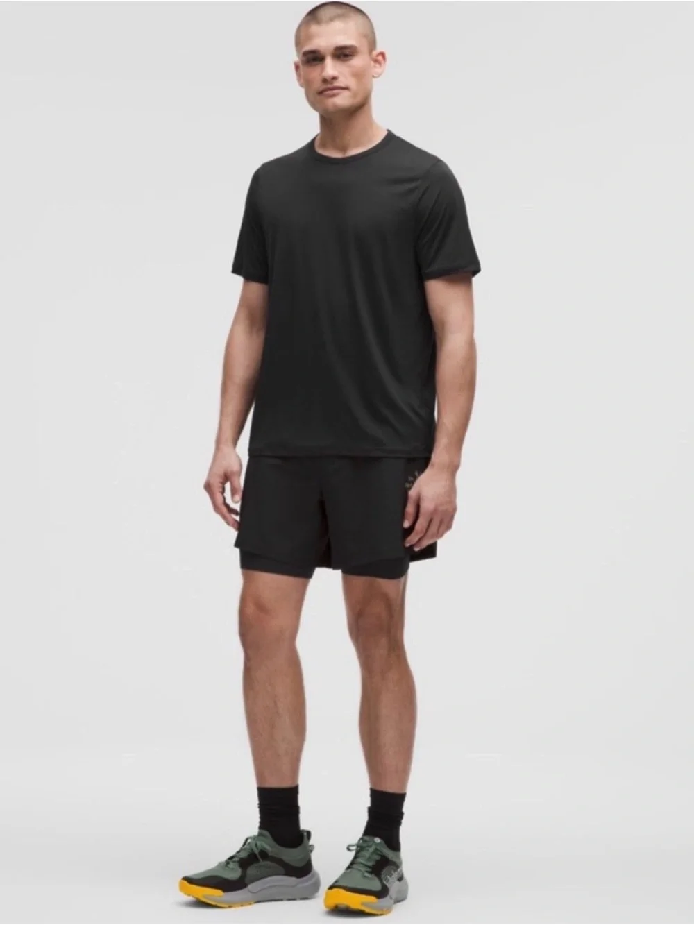 Lululemon Mens “Multi-Pocket” Trail Running Short 6” Inseam w/ Liner (L)